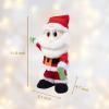 SdeNow Walking Claus Singing Dancing Musical Claus Animated Christmas Electric Claus Toys Dolls Xmas Gift,12 Inch view 2