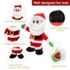 SdeNow Walking Claus Singing Dancing Musical Claus Animated Christmas Electric Claus Toys Dolls Xmas Gift,12 Inch view 3