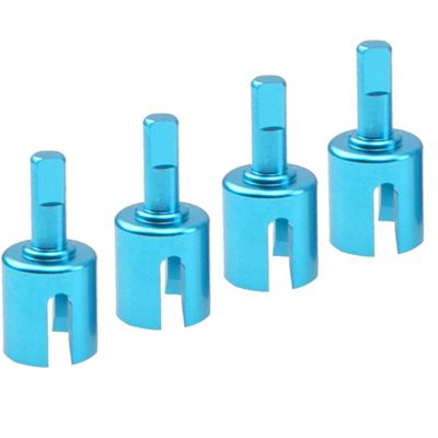 ShareGoo Aluminum Alloy Front & Rear Gearbox Joint Cup Differential Cup Compatible with Tamiya TT01 TT01E TT02 1/10 RC Drift Car Upgrade Parts