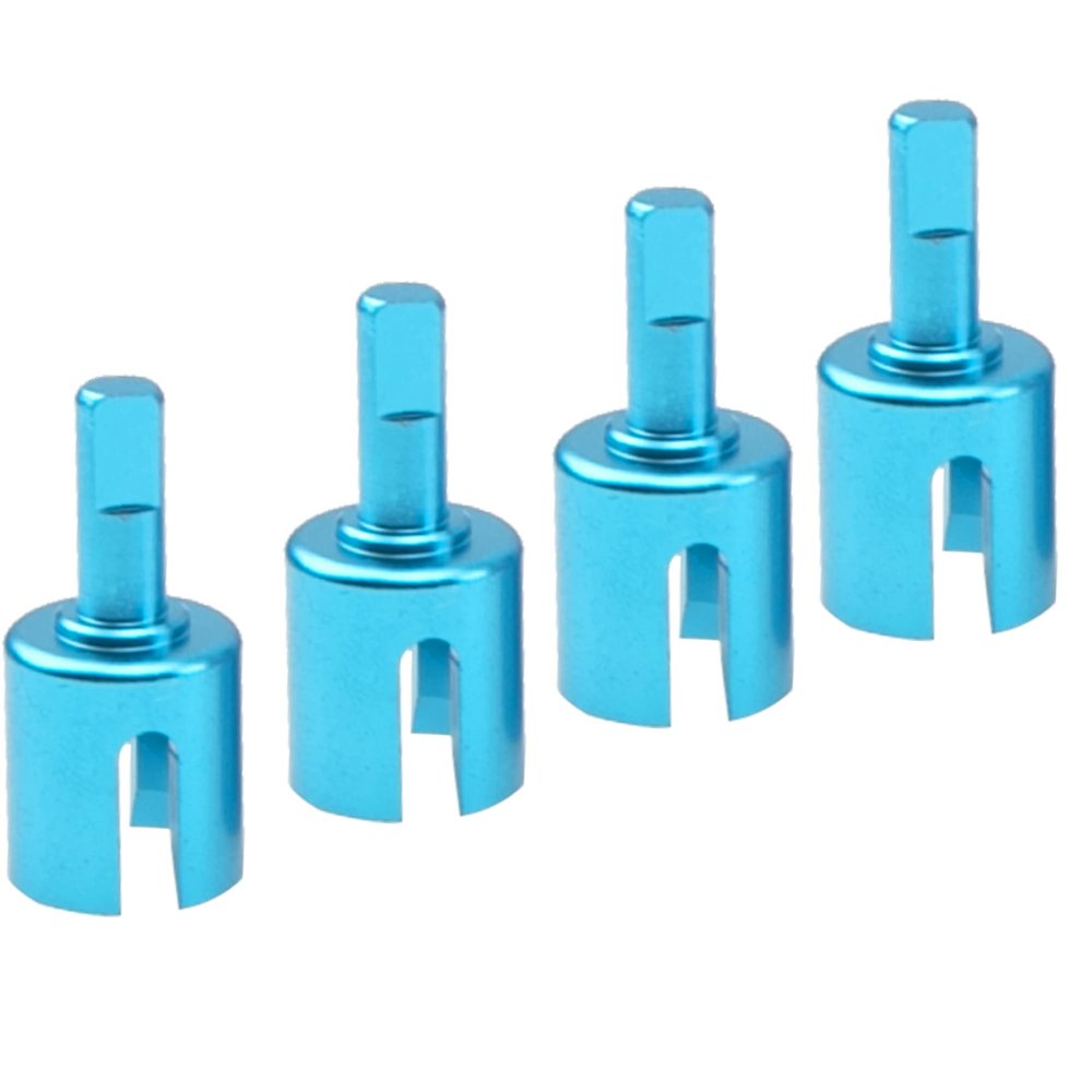 ShareGoo Aluminum Alloy Front & Rear Gearbox Joint Cup Differential Cup Compatible with Tamiya TT01 TT01E TT02 1/10 RC Drift Car Upgrade Parts