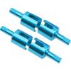 ShareGoo Aluminum Alloy Front & Rear Gearbox Joint Cup Differential Cup Compatible with Tamiya TT01 TT01E TT02 1/10 RC Drift Car Upgrade Parts view 3