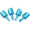 ShareGoo Aluminum Alloy Front & Rear Gearbox Joint Cup Differential Cup Compatible with Tamiya TT01 TT01E TT02 1/10 RC Drift Car Upgrade Parts view 4