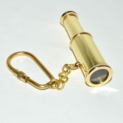 Brass Telescope ~ Pocket Telescope ~ Keychain-1 by Allory Tech