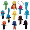String Voodoo Dolls - Set of 15 Small Dolls, Multicolored, VOO15C view 1
