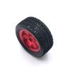 Greendhat 76Mm Metal Wheel Tire Tyre with Wheel Hex Nut Adaptor for Wltoys A959 A979 144001 124019 RC Car Upgrade Parts ( Color : Red ) view 3