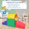 TOLEAD Tunnel/Ramps Foam Climber, Climb & Crawl Foam Activity Play Set for Toddlers and Kids, Safe Indoor Crawling Gym Equipment for,Infant,Baby Waterproof Easy to Clean view 3