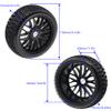 4PCS Treehobby 112mm X 43mm Rubber RC Wheel 17mm Hex Hub Wheels and Tires Set Compatible with 1/8 RC Buggy Off-Road Cars view 2