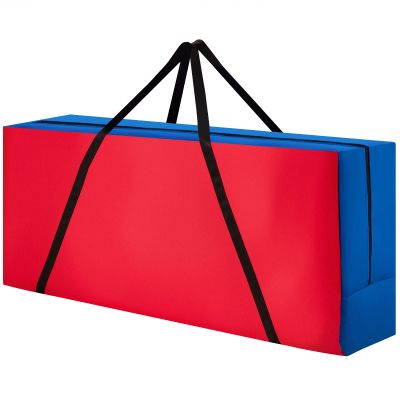 HONEY JOY Giant 4-in-a Row Carry and Storage Bag, Large & Sturdy Carrying Bag for Jumbo 4-to-Score Giant Game Set, Life Size Yard Game Storage Case (Game Set Not Included)