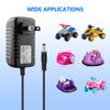 6V Battery Charger for Ride On Car Toys, 6 Volt Universal Ride On Car Charger for Mercedes-Benz, Ferrari, Dynacraft, Lamborghini, Flybar Bumper Car, Monster Jam Kids Riding Toy view 2