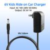 6V Battery Charger for Ride On Car Toys, 6 Volt Universal Ride On Car Charger for Mercedes-Benz, Ferrari, Dynacraft, Lamborghini, Flybar Bumper Car, Monster Jam Kids Riding Toy view 4
