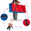 HONEY JOY Giant 4-in-a Row Carry and Storage Bag, Large & Sturdy Carrying Bag for Jumbo 4-to-Score Giant Game Set, Life Size Yard Game Storage Case (Game Set Not Included) view 3