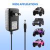 12V Battery Charger for Ride On Car Toys, 12 Volt Universal Ride On Car Charger for Mercedes-Benz, Ferrari, Kid Trax, Lamborghini, Flybar Bumper Car, Monster Jam Kids Riding Toy view 2