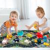 Kiddiworld Animal Car Toys for 1 Year Old Boy Gifts: Mini Trucks with Playmat/Storage Box for Toddler Age 1-2, 1st One First Christmas Birthday Gift for Infant Baby 12-18 Months view 3