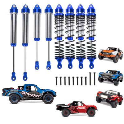 RCAWD Shock Absorber for 1/7 UDR Unlimited Desert Racer 85086-4 Upgrades, Front and Rear RC Shocks Damper Parts #8450X Blue