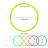 Glow in Dark Jelly Bracelets 100Pcs - 80s Colorful Neon Retro Rock Pop Star Rainbow Diva Disco Gel Stretchable Bands view 2