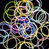 Glow in Dark Jelly Bracelets 100Pcs - 80s Colorful Neon Retro Rock Pop Star Rainbow Diva Disco Gel Stretchable Bands view 3