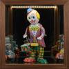 Toddmomy Wind Up Clown Drummer Toy: Tinplate Clockwork Figure for Home & Office Decoration (9x8x21cm) view 2