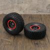 RCAWD RC Wheel Rims and Tires for 1/7 UDR Unlimited Desert Racer 85086-4 Upgrades & 1/7 ARRMA Mojave 6S Parts, Glued Nylon Wheels and Tires #8474 Red view 4