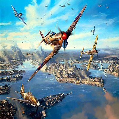 Adults Kids 1000 Pieces Wooden Jigsaw Puzzle Fighter Plane Air Force The Second World War Puzzle Challenging Educational Fun Family Games Toys Gifts for Home Kitchen Decor Family Activities