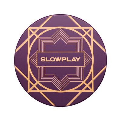 SLOWPLAY Nash Ceramic Poker Chips in Bulk, Casino Grade Ceramic 12-Gram Poker Chip for Texas Hold'em, 43mm Professional Chips Pack of 50 (Purple)
