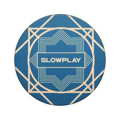 SLOWPLAY Nash Ceramic Poker Chips in Bulk, Casino Grade Ceramic 12-Gram Poker Chip for Texas Hold'em, 43mm Professional Chips Pack of 50 (Green)