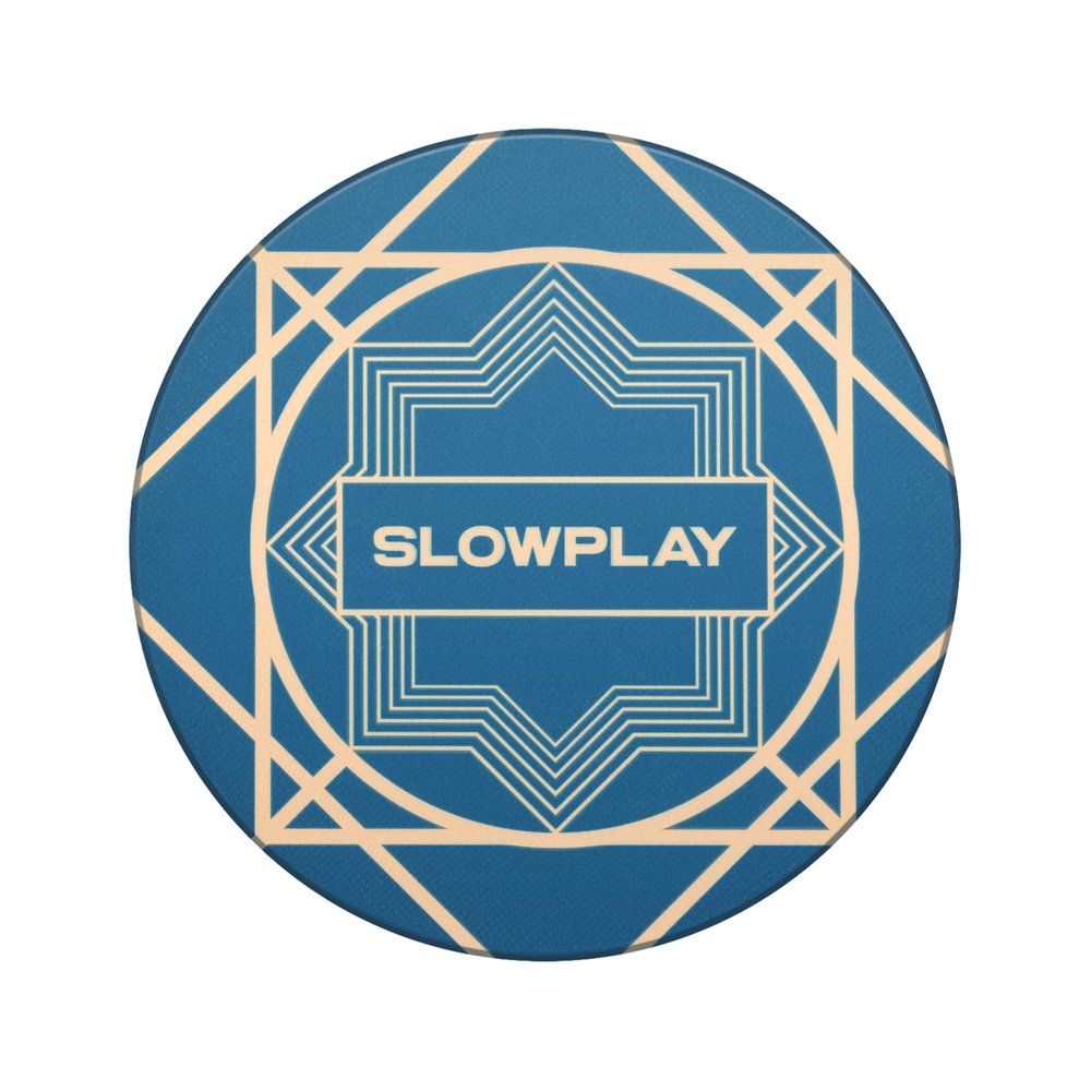 SLOWPLAY Nash Ceramic Poker Chips in Bulk, Casino Grade Ceramic 12-Gram Poker Chip for Texas Hold'em, 43mm Professional Chips Pack of 50 (Green)