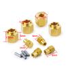MOHERO 4Pcs Brass Counterweight 6mm Hex Wheel Hubs Combiner for 1/24 SCX24 90081 AXI00001 RC Crawler Car view 2