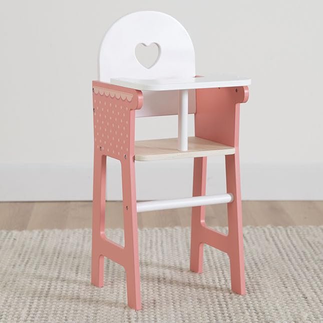 Fat Brain Toys Emery's World - Pretend & Play High Chair for 14 to 16 inch Dolls