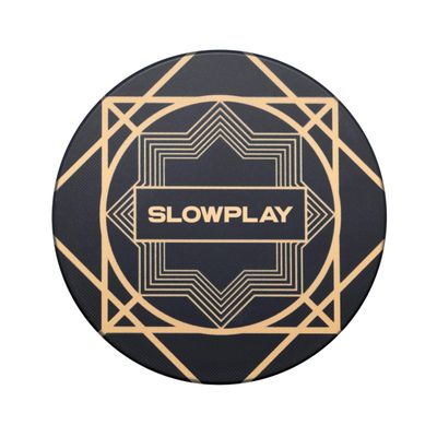 SLOWPLAY Nash Ceramic Poker Chips in Bulk, Casino Grade Ceramic 12-Gram Poker Chip for Texas Hold'em, 43mm Professional Chips Pack of 50 (Black)