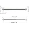 GatherTOOL 2pcs/Set Steel Metal RC Car Drive Shaft Dogbone Overall Length 61mm 63mm 70mm 77mm 84mm 87mm 89.5mm 100mm (Color : 70mm Titanium) view 3