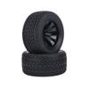 GatherTOOL 2Pcs Rubber Racing Car Tyre Tires & Plastic Hubs Wheel Rims for 1:12 RC Car Racing Car RC Spare Parts Wheel Tire 1/12 view 1