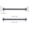 GatherTOOL 2pcs/Set Steel Metal RC Car Drive Shaft Dogbone Overall Length 61mm 63mm 70mm 77mm 84mm 87mm 89.5mm 100mm (Color : 63mm Black) view 3