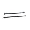 GatherTOOL 2pcs/Set Steel Metal RC Car Drive Shaft Dogbone Overall Length 61mm 63mm 70mm 77mm 84mm 87mm 89.5mm 100mm (Color : 61mm Black) view 1