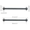 GatherTOOL 2pcs/Set Steel Metal RC Car Drive Shaft Dogbone Overall Length 61mm 63mm 70mm 77mm 84mm 87mm 89.5mm 100mm (Color : 61mm Black) view 3