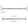 GatherTOOL 2pcs/Set Steel Metal RC Car Drive Shaft Dogbone Overall Length 61mm 63mm 70mm 77mm 84mm 87mm 89.5mm 100mm (Color : 77mm Titanium) view 3