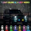 4Pcs LED Strobe Drone Light 7 Colors USB Charging Flying Anti-Collision Night Lights for Remote Control Drone,Motorcycle,Car,Bike,RC Car,RC Boat view 2
