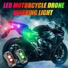 4Pcs LED Strobe Drone Light 7 Colors USB Charging Flying Anti-Collision Night Lights for Remote Control Drone,Motorcycle,Car,Bike,RC Car,RC Boat view 3
