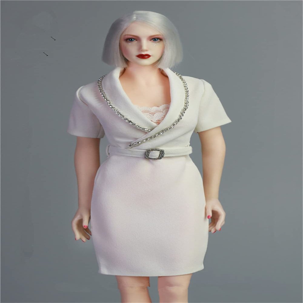 1/6 Scale Female Clothes,Female Professional Secretary Suit Office Clothing for 12inch PH TBL JO Action Figure Doll (A)