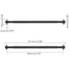 GatherTOOL 2pcs/Set Steel Metal RC Car Drive Shaft Dogbone Overall Length 61mm 63mm 70mm 77mm 84mm 87mm 89.5mm 100mm (Color : 101mm Black) view 3
