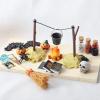 SXFSE Dollhouse Decoration Accessories, 1:12 Dollhouse Ornament Mini Halloween Horror Decoration Set view 1