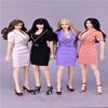 1/6 Scale Female Clothes,Female Professional Secretary Suit Office Clothing for 12inch PH TBL JO Action Figure Doll (D) view 3