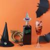 PRETYZOOM Halloween Decorations 18PCS Halloween Mini Witch Hats Felt Witch Hats Wine Bottle Covers Table Decoration Party Favor DIY Crafts view 2