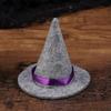 PRETYZOOM Halloween Decorations 18PCS Halloween Mini Witch Hats Felt Witch Hats Wine Bottle Covers Table Decoration Party Favor DIY Crafts view 4