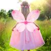 12 Pcs Butterfly Fairy Wings Butterfly Wing Dress up Party Costume Accessory Angel Costume for 2 to 12 Years Girls(Light Pink) view 4