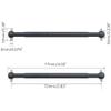GatherTOOL 2pcs/Set Steel Metal RC Car Drive Shaft Dogbone Overall Length 61mm 63mm 70mm 77mm 84mm 87mm 89.5mm 100mm (Color : 77mm Black) view 3