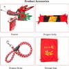 EVOOK 6m/8m/10m/12m Dragon Dance Flowing Ribbon Throw Streamer for Spring Festival Elderly Fitness & Entertainment Equipments Folk Toys Rave Accessories view 4
