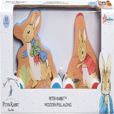 Peter Rabbit Wooden Pullalong