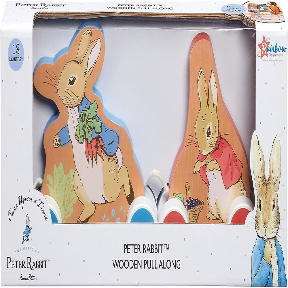 Peter Rabbit Wooden Pullalong