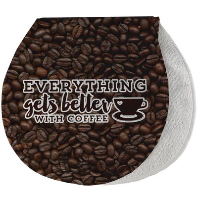 Coffee Addict Burp Pad - Velour
