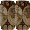 Vintage World Map Burp Cloths - Fleece - Set of 2 view 3